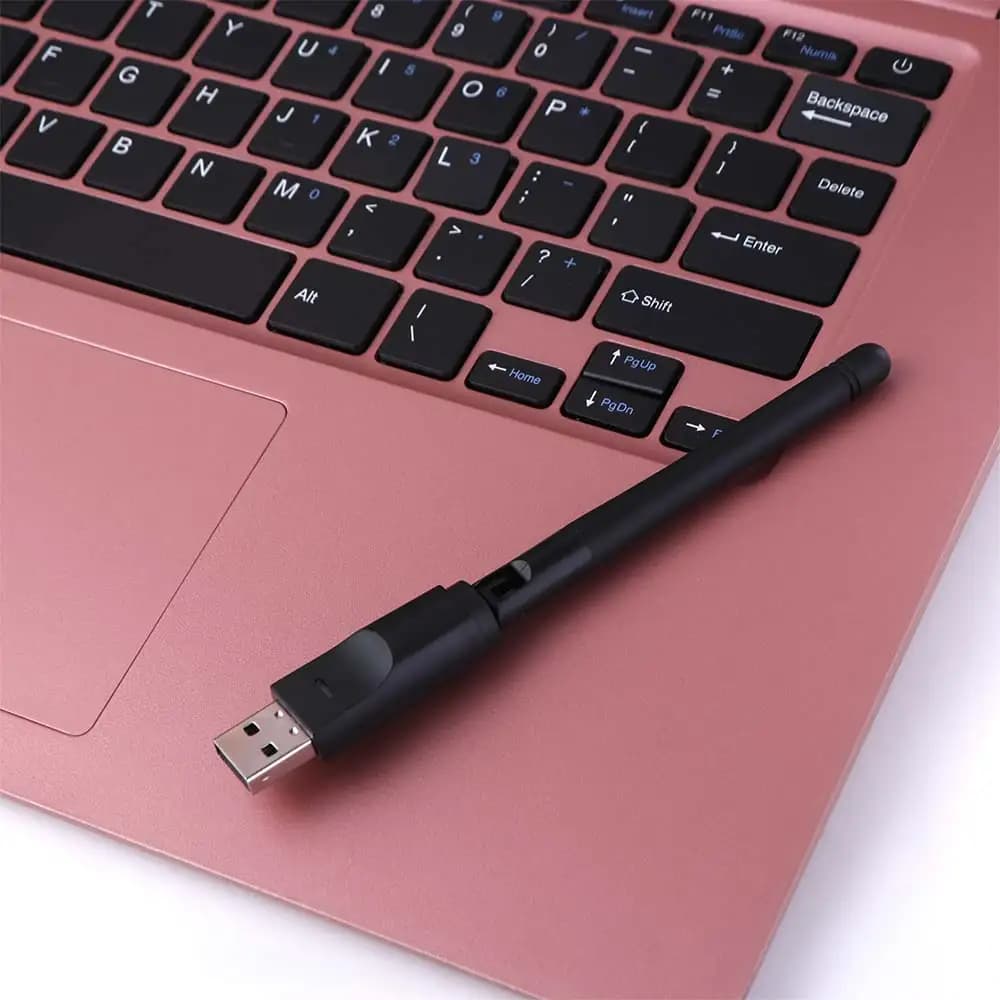 Wi-fi Dongle 150Mbps MT7601 Network Card USB 2.4GHz 150Mbps USB Wifi Adapter LED Light Display Freely-rotating Wifi Receiver