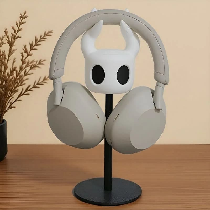 Hollow Knight Peripheral Decoration Aluminum Alloy Headphone Holder Play Headphone Holder Desktop Rack Ornamental Gift