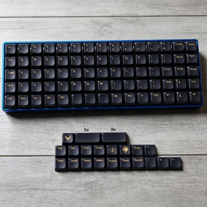 XDAL Sublimation Keycaps Set PBT DSA Profile Cross Switch Custom Original Handmade Keycaps for Mechanical Keyboard Accessories