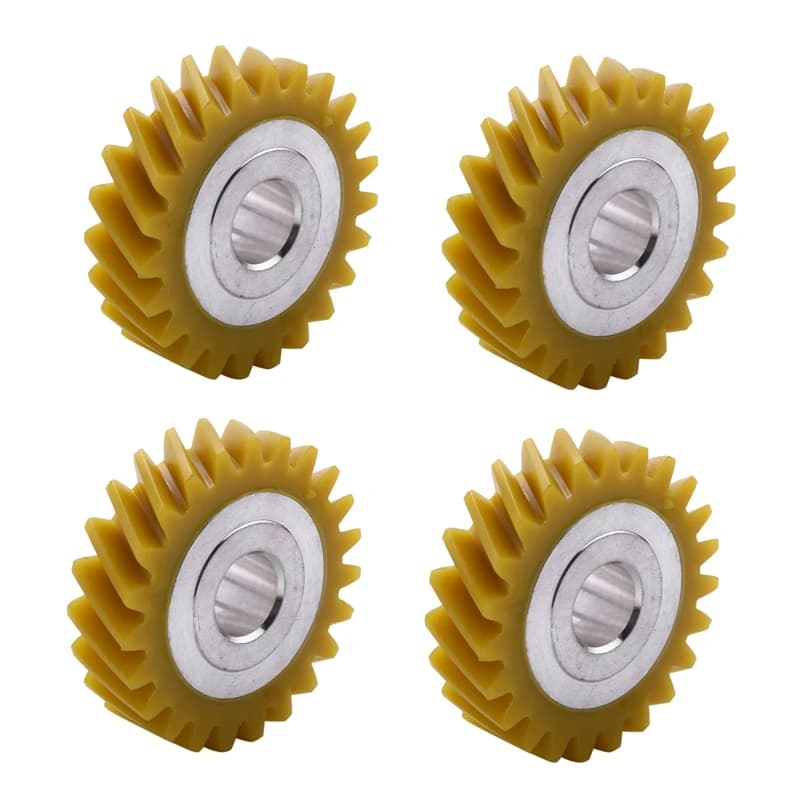 4X W10112253 parte di ricambio dell'ingranaggio a vite senza fine del miscelatore perfettamente adatta per i miscelatori della cucina-sostituisce 4162897 4169830 AP4295669
