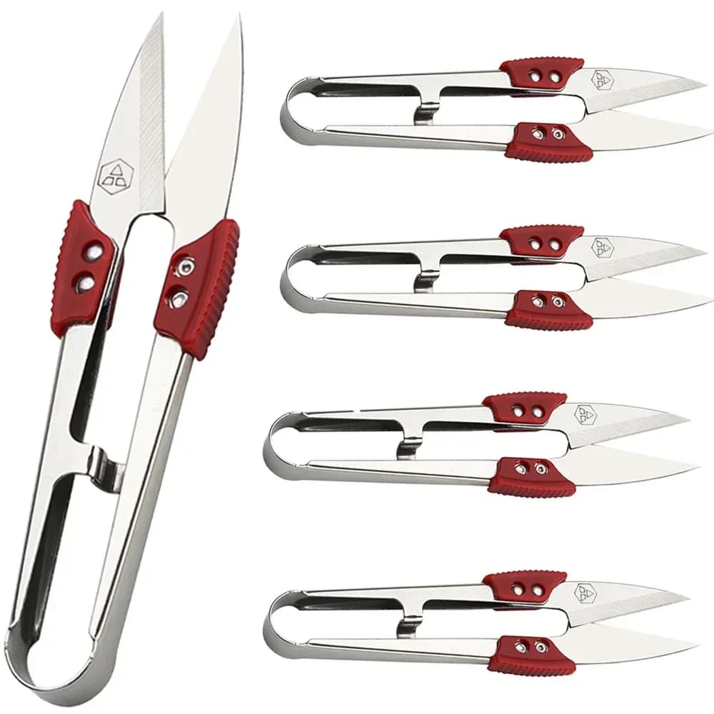 Cesoie per filo in acciaio inossidabile premium da 1/3/5 pezzi - Set di forbici per ricamo e cucito di precisione per la lavorazione artigianale