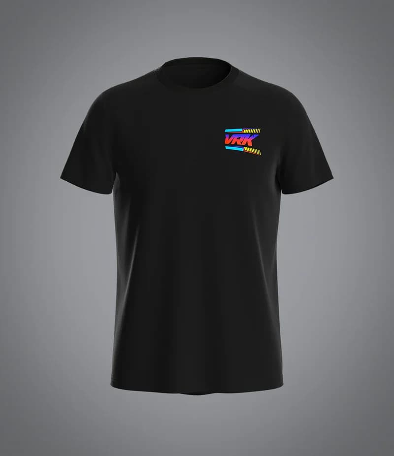 VRK Summer Men's Loose Mesh Breathable Short Sleeve Crew Neck T-Shirt 2026 New Hot Sale Vrunk Vice City 3D Printed Top