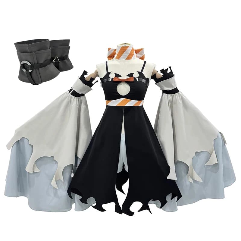 ❤️ ❤️ ❤️ HOLOUN Gachiakuta Anime Amo Costume Cosplay Copriscarpe Sciarpa Vestito Maniche Corte Convenzione Halloween Natale ❤️ ⭐️ ❤️
