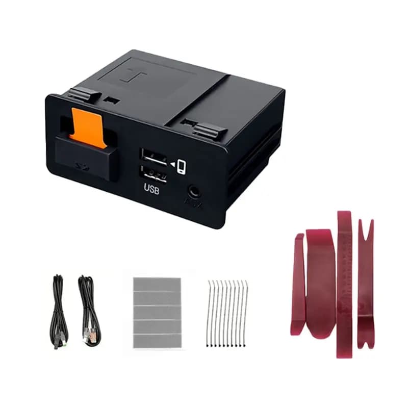 Stylish USB Hub for Retrofit for Mazda 2 3 6 CX3 CX5 CX8 CX9 MX5 TK78669U0C P2 for Carplay Adapter Cable and Android Auto