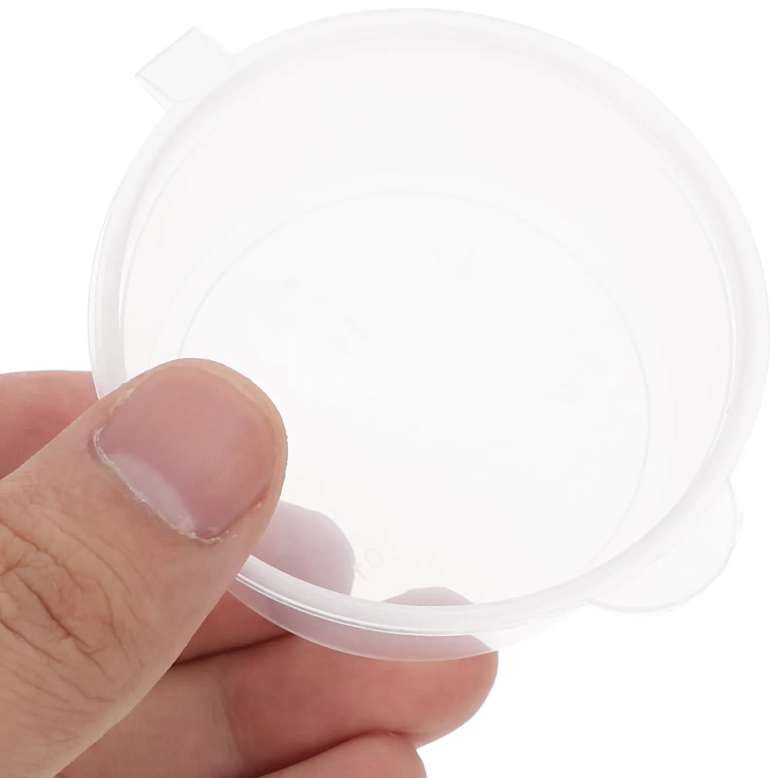 Contenitori trasparenti per salse da 50 pezzi con coperchi a tenuta stagna, bicchieri in plastica per porzioni, per la preparazione dei pasti, condimenti per insalate