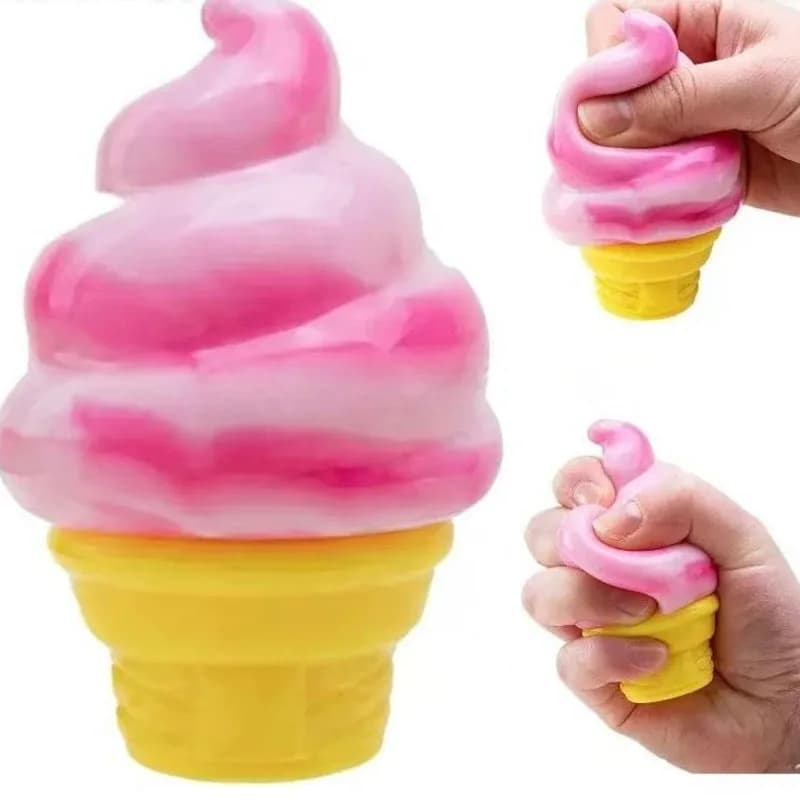 Pallina Antistress Morbida e Soffice, Giocattolo Sensoriale per Adulti e Bambini, Allevia l'Ansia, Esercizio per le Mani, Regalo da Scrivania per Ufficio e Viaggio
