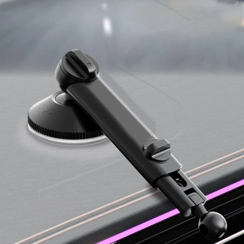 Shockproof Plastic Suction Mount Rack Stand 17mm Ball Head Car Phone Holder Base