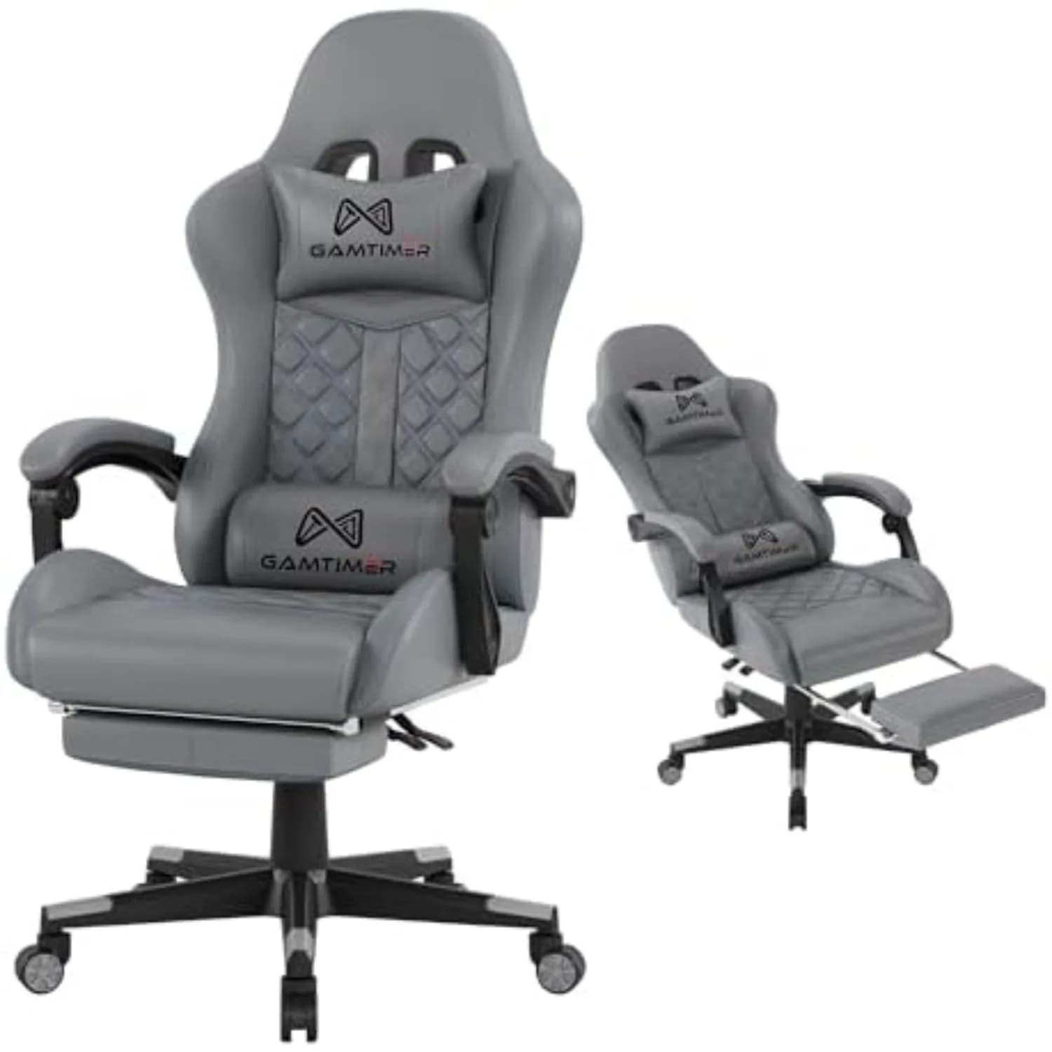 Gaming Chair, 400 lbs Adult Chair, High Back Computer Chair with Footrest and Linked Armrests, Office Video Game Chair