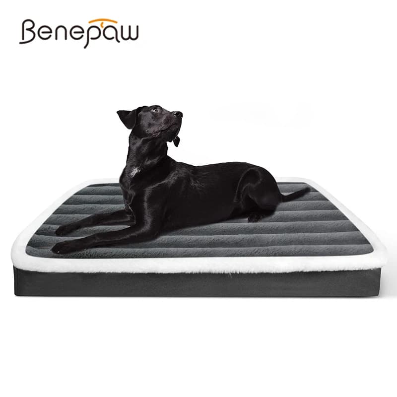 Benepaw Soft Orthopaedic Curtain Bed for Leather Grid Washable Anti-slip for Birds Cushion for Small, Medium and Large