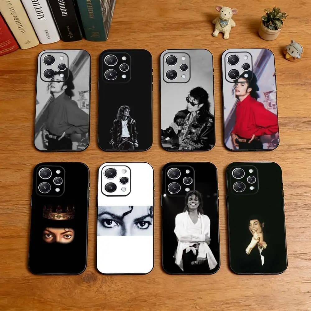 M-Michael Jackson Legend Star Phone Case Silicone Soft For IPhone 17 16 15 14 13 12 11 X XR Plus Pro Max Plus