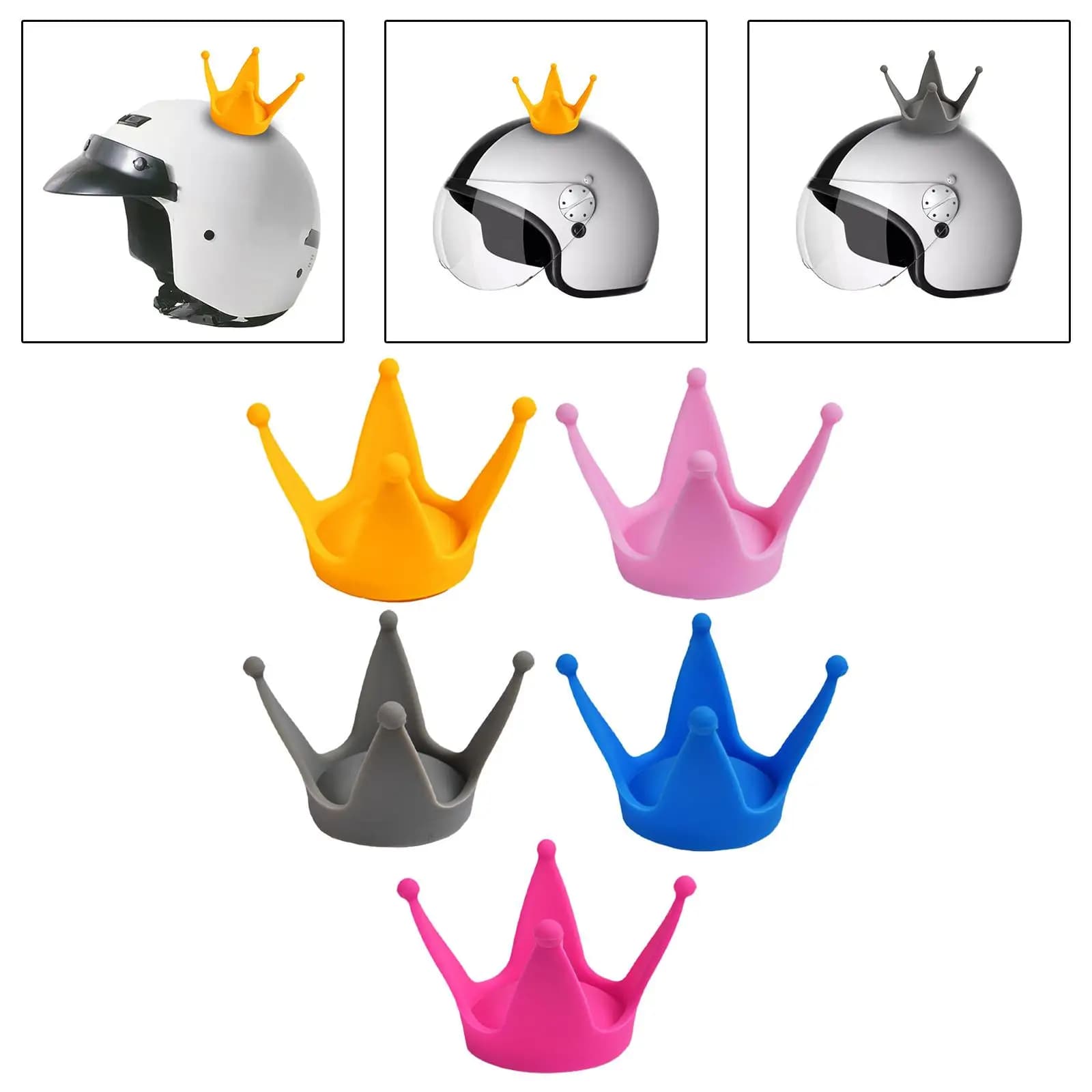 Decorating helmet Decorative crown for helmet Women Girls Cycling Ski Cosplay