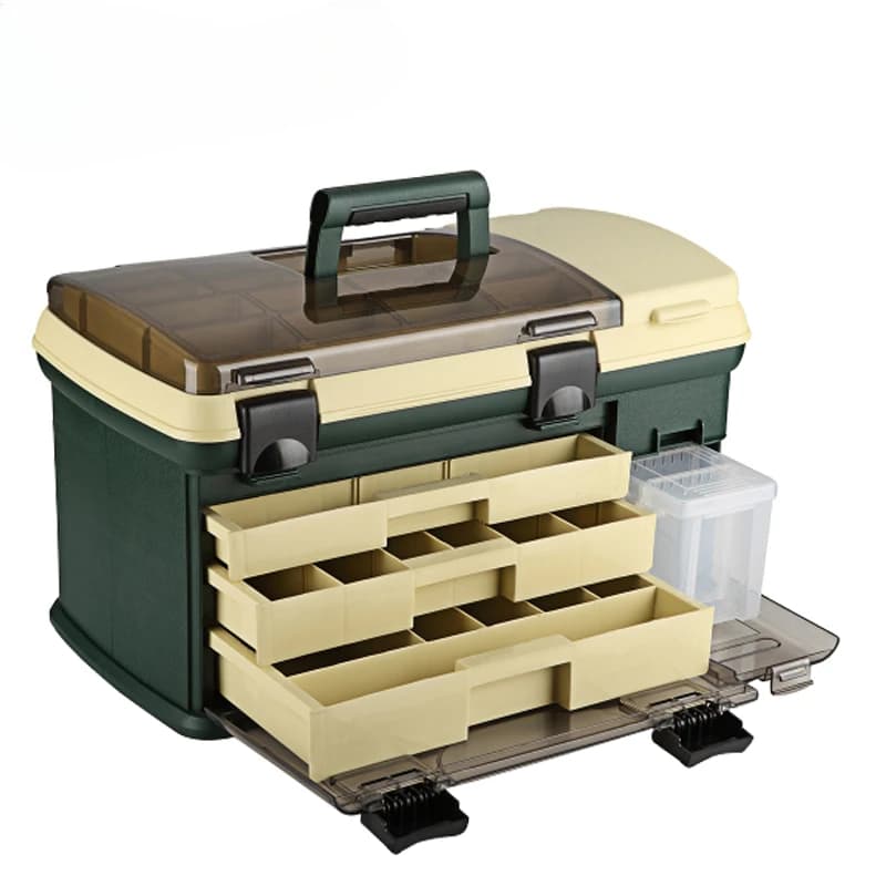 Toolbox Fishing box High-strength portable Classification Fishing equipment box with waterproof multifunctional plastic bait 1 pc