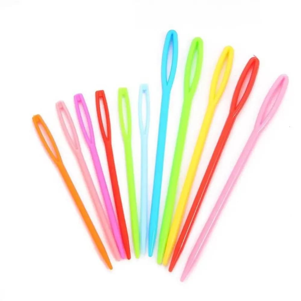20 pezzi Set Nuove ferri da cucito in plastica Perni di sicurezza per rammendo filato Cuciture per maglieria Anti allentamento Accessori per fibbie