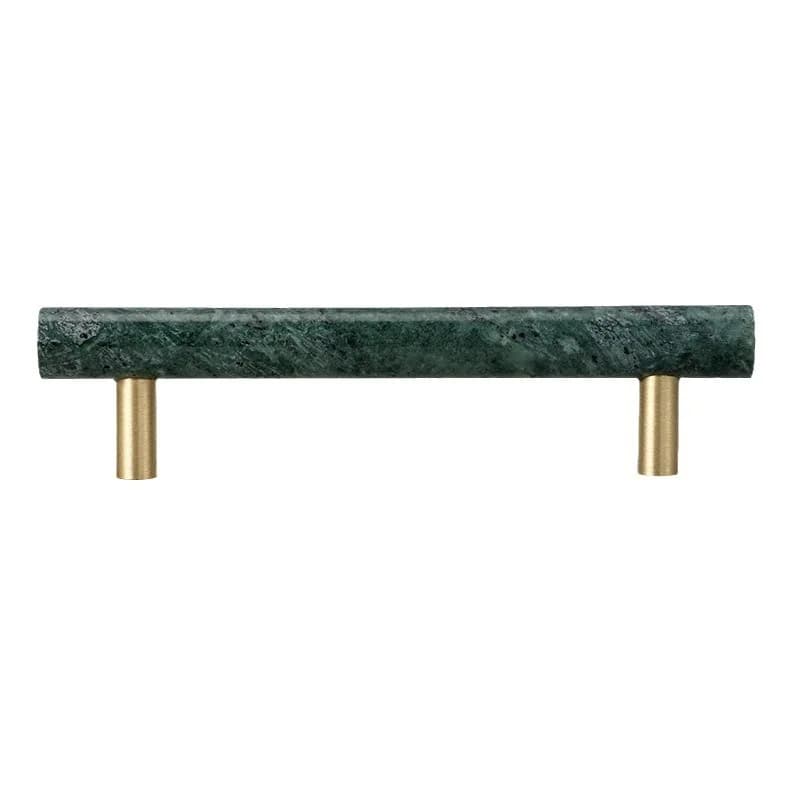 Maniglia lunga per mobili per cassetti per porte dell'armadio di lusso nordico di fascia alta Maniglia piccola originale in ottone puro marmo naturale