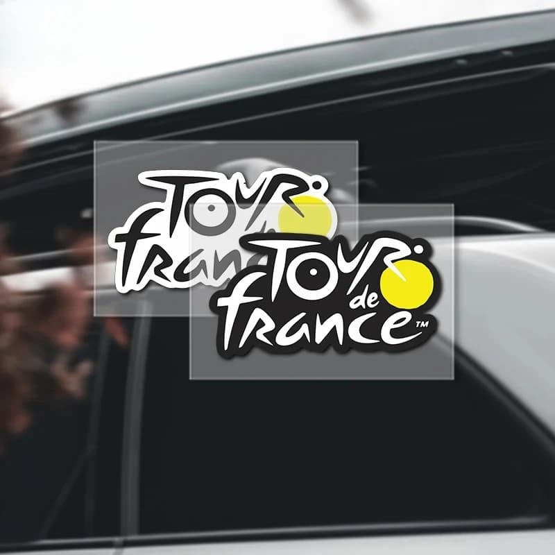 Tour de France logo sticker for road bike and mountain bike, waterproof, personalized helmet