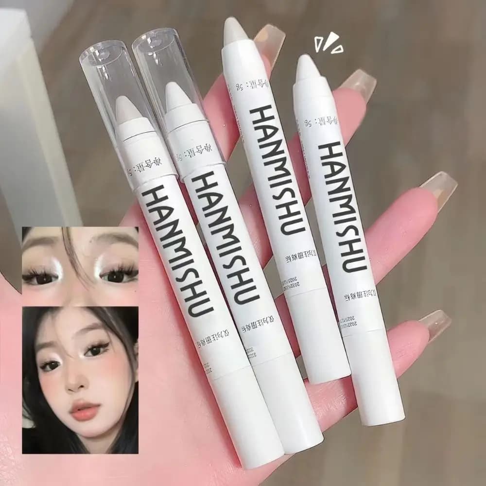 Diamond Silkworm Eyeshadow Liner Pencil Glitter Face Makeup Eyeliner Pen Matte Long Lasting Diamond Silkworm Pencil Face Makeup