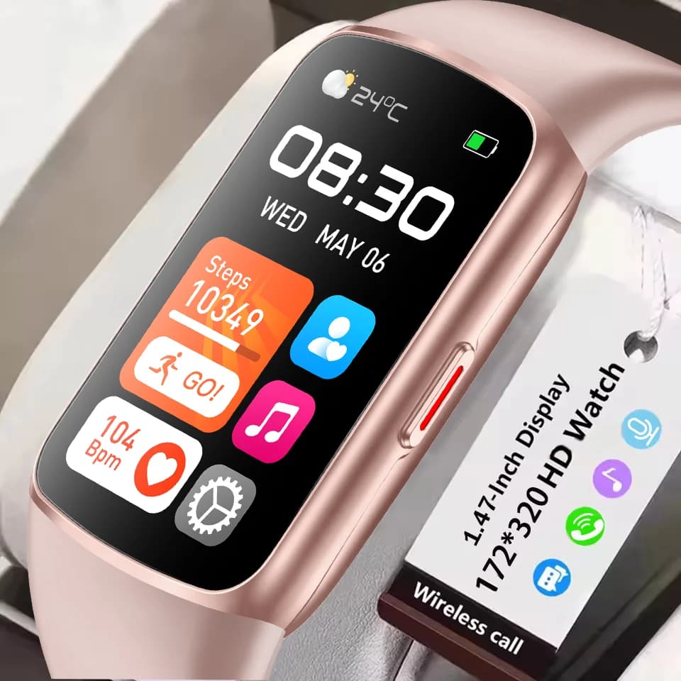 Smartwatch T-REX 2025 NUOVO con Display AMOLED, Monitoraggio della Temperatura Corporea, Orologio Fitness, Impermeabile 3ATM, per Uomo e Donna, Compatibile con iOS