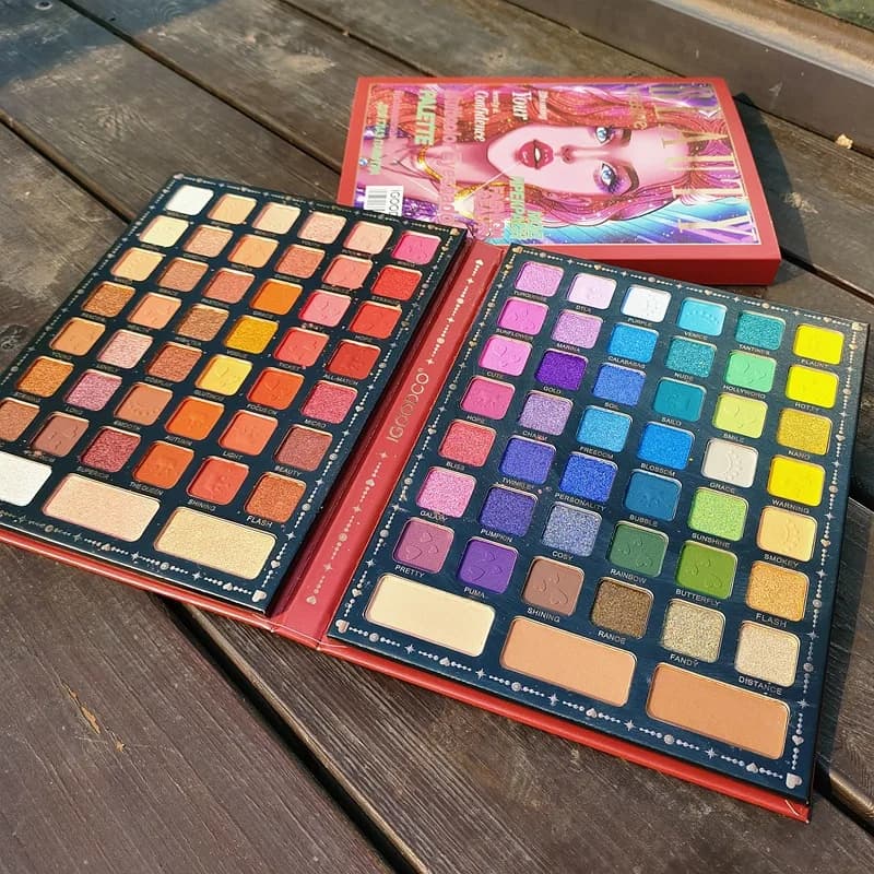 90 Matte Eyeshadow Palette Shimmer Glitter Eye Shadow Power Set strumenti per il trucco cosmetico Waterproof Long Lasting Make Up