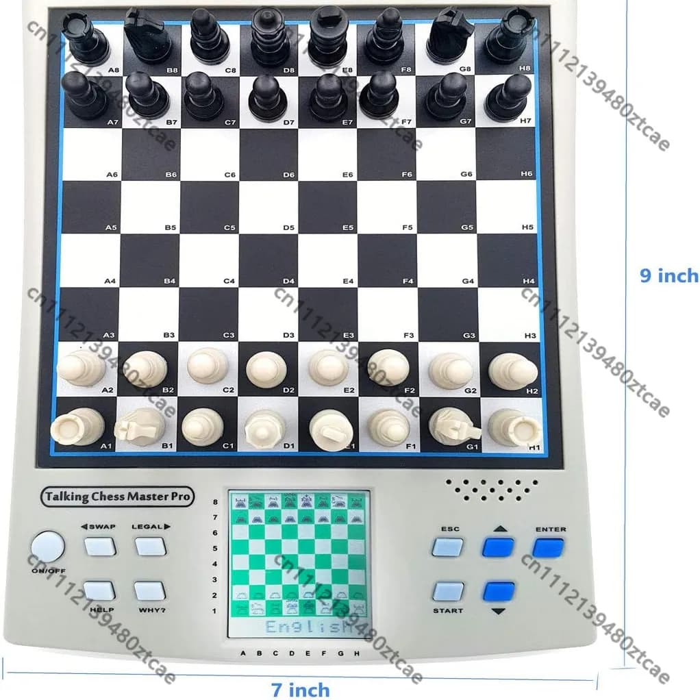 Electronic Chess Set, AI Computer vs Human, 2 Player Battle, Electronic Chessboard for Learning Training