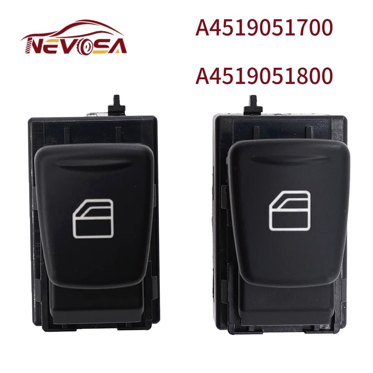 Auto Finestra Elettrica Regolatore Interruttore di Pulsante Per Mercedes-Benz Smart 451 Fortwo Cabrio 2007-2014 A4519051700 A4519051800