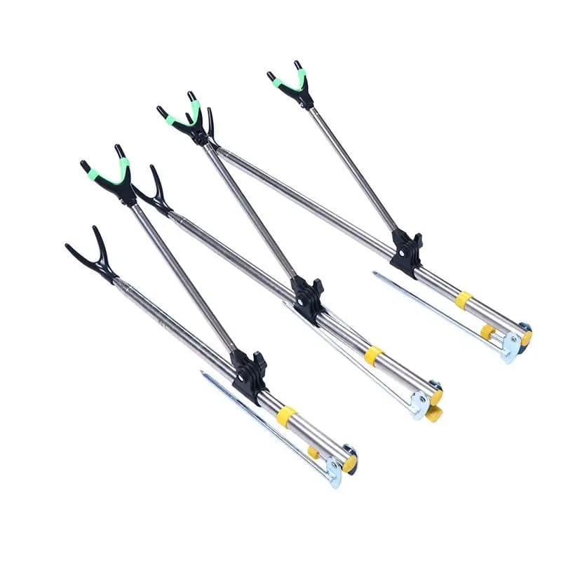 Effortless Fishing with Adjustable V Shape Head Stainless Steel Rod Bracket