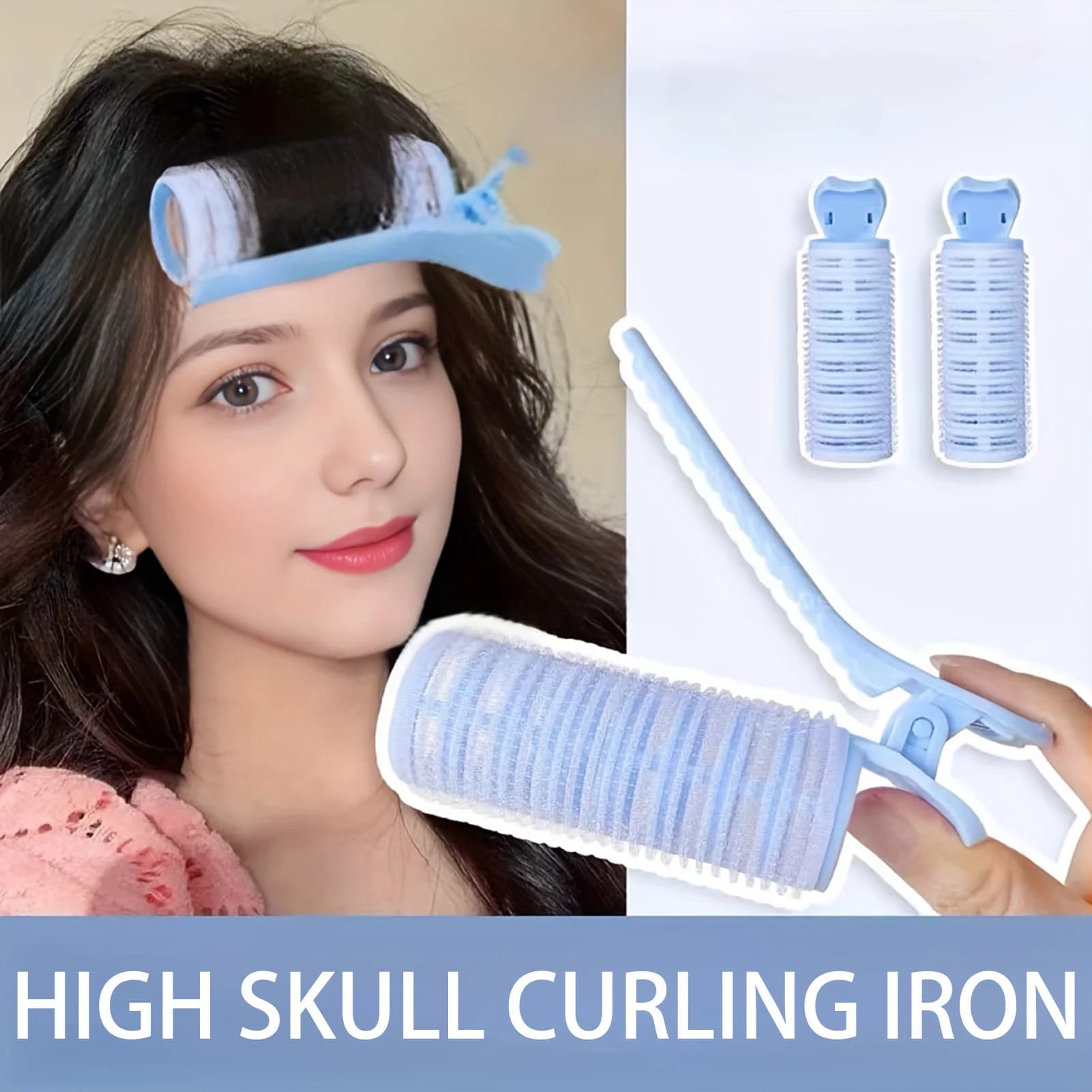 Frangia iron curling hairpins lazy laziness clip for styling blows air during the night curling bigodino without heat accessories for styling hair DIY