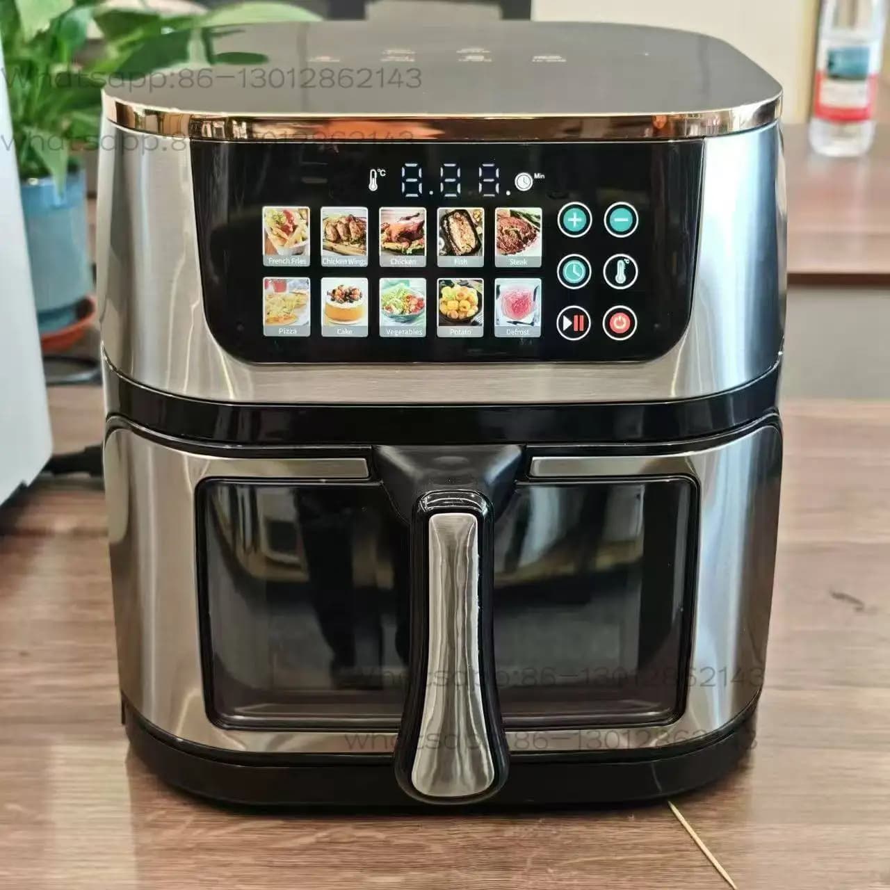 Friggitrice ad aria 110V Friggitrice elettrica 220V touch screen multifunzione NUOVO
