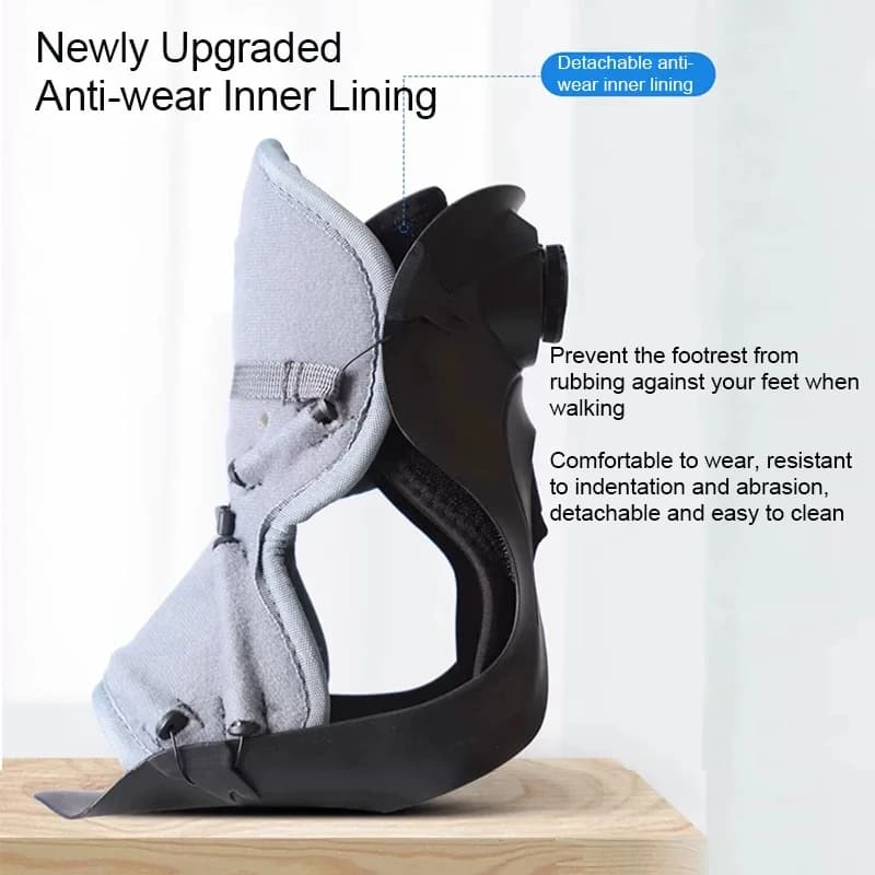 Ankle Fixed Support Foot Drop Orthosis Brace Foot Alignment Correction Shoes for Inner & Outer Foot Position Adjustment