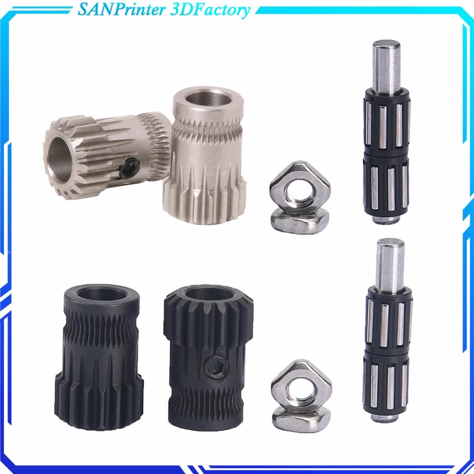 Extruder Kit for Double Transmission Gear Clonato Btech for 3D Printer Prusa i3 Mini Extrusion Ender 3 CR10/10S PRO
