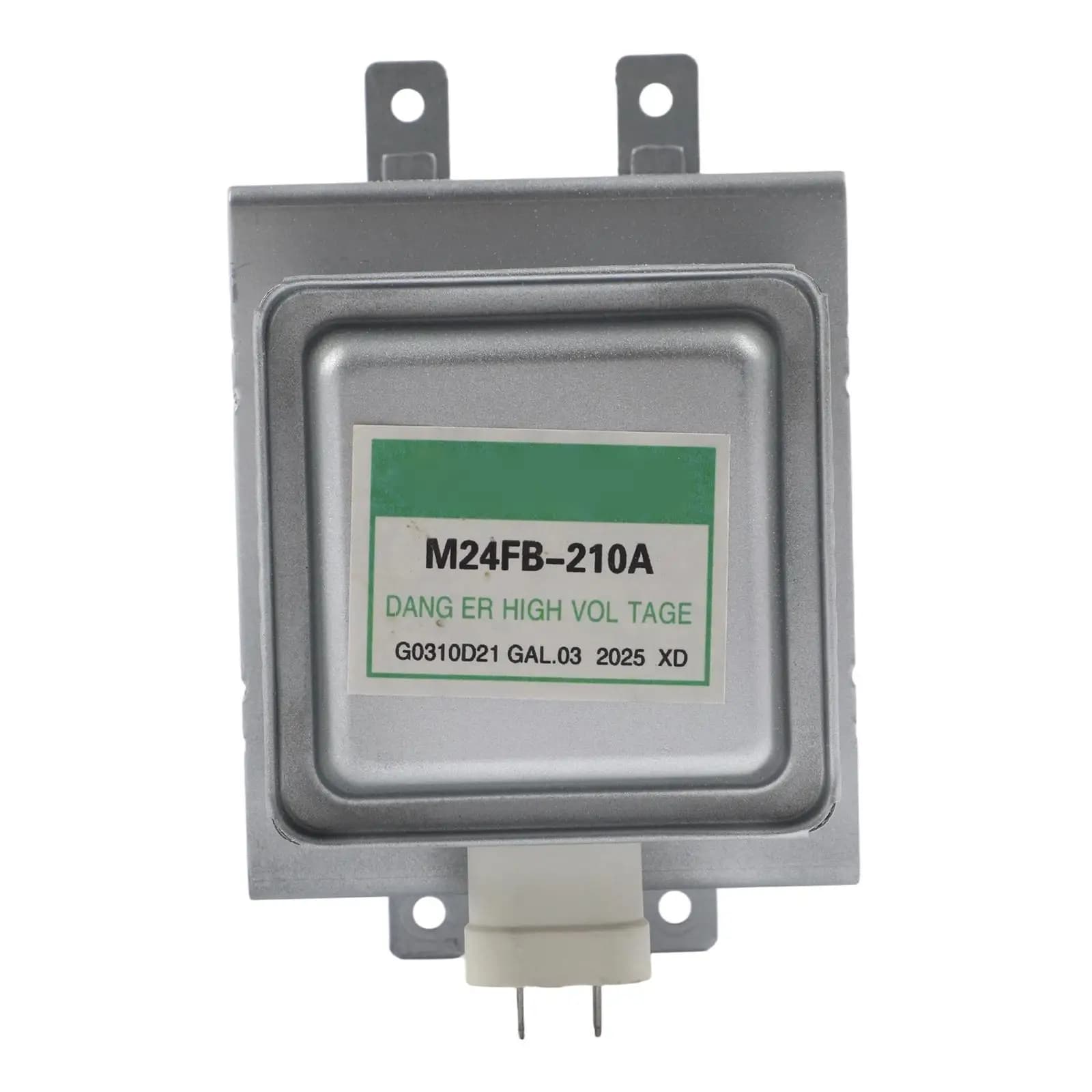 Microwave Oven Replacement M24FB-210A Magnetron Metal Construction Quality Component Improved Operation Spare Part