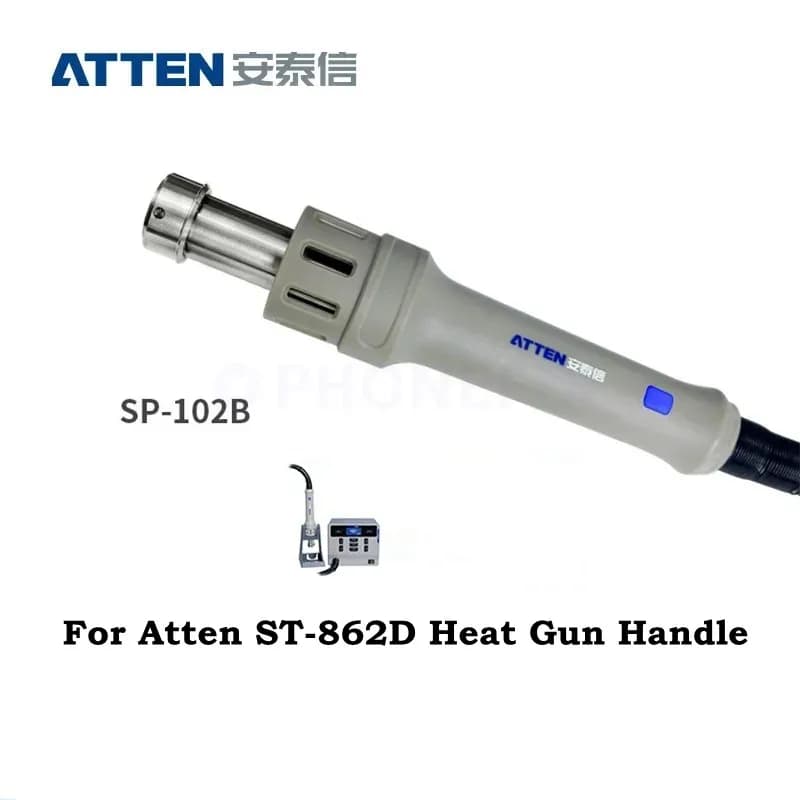 Originale ATTEN ST-862D Maniglia della Pistola di Calore Ugelli della Pistola Ad Aria Calda Dissaldatura Elemento Riscaldante Trasformatore per PCB SMD Saldatura riparazione