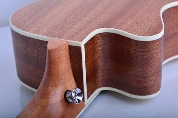 Custom Cutaway Body Mahogany Acoustic Concert Ukulele