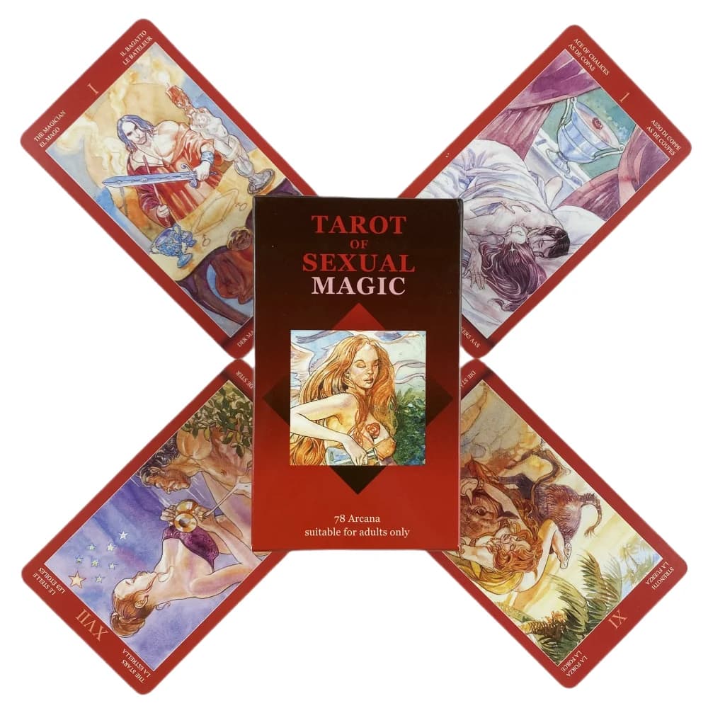 Mazzo di carte magiche sessuali dei tarocchi Oracle English Visions Divination Edition Borad Playing Games