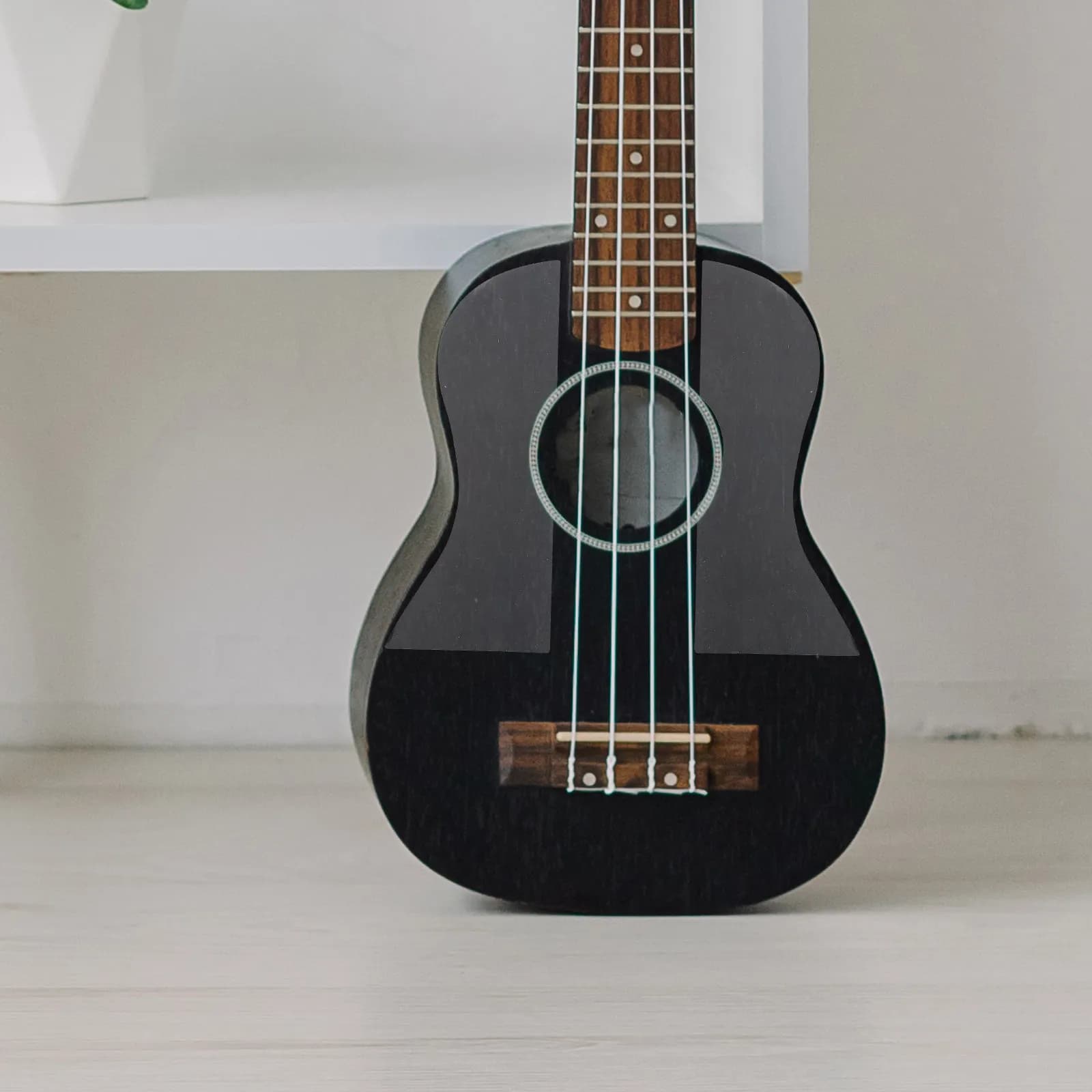 Set di Protezioni Trasparenti per Ukulele, Pannello Protettivo Anti-Graffio Senza Colla, Superficie Liscia e Sicura per Parti di Ukulele e Chitarra