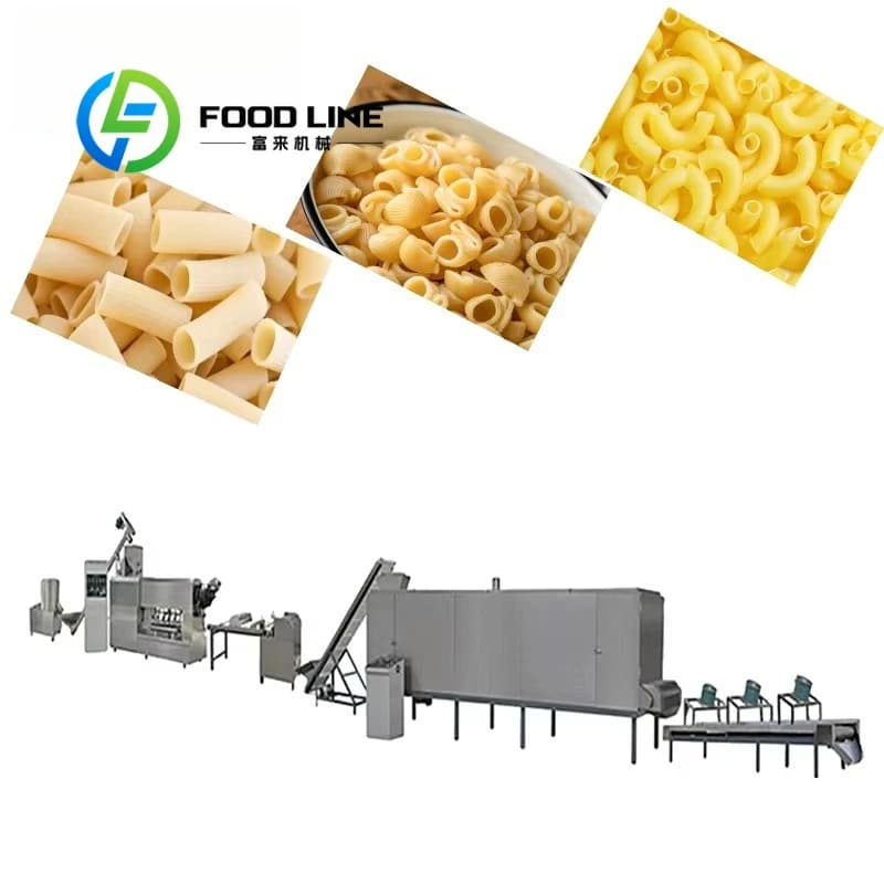 Linea di produzione industriale di pasta Macchina per pasta e macaroni Prezzo Macchina per fare macaroni