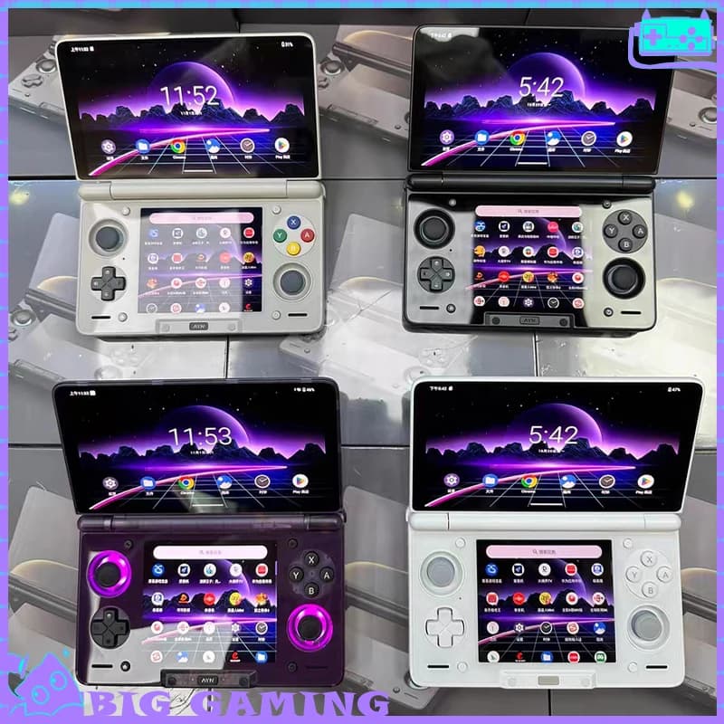Ayn Thor Pro Gaming Palm 1TB Controller Wireless Bluetooth Accessori per Simulatore di Gioco Doppio Schermo OLED Portatile Palm Skyline