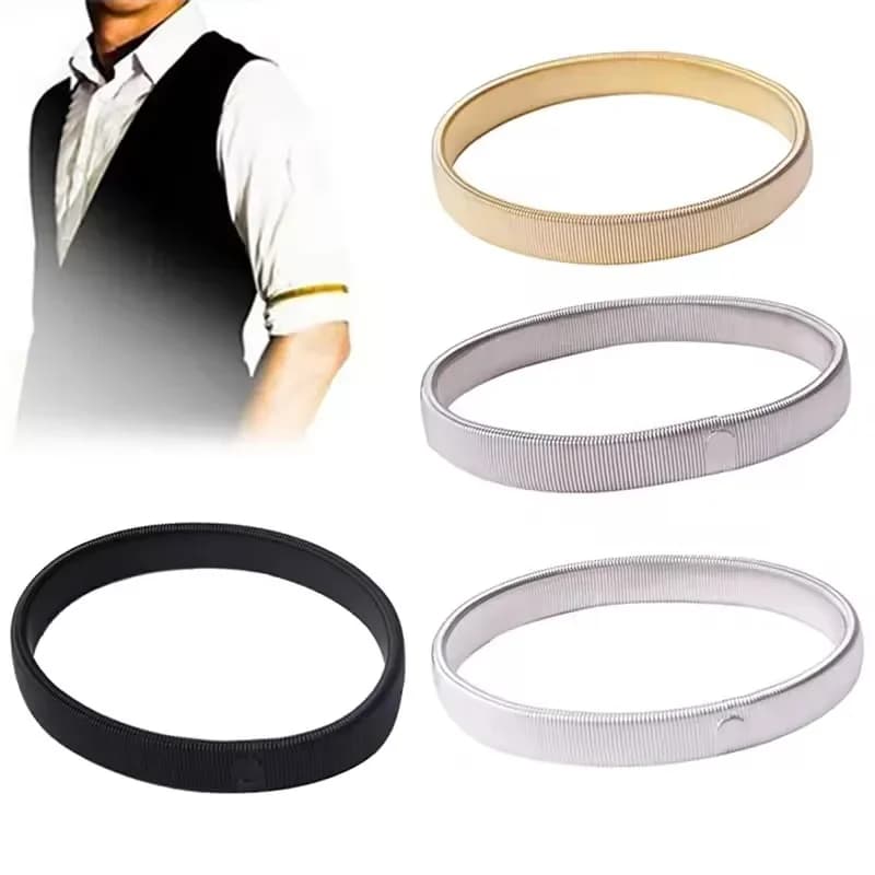 1 pcs elastic arm band sleeve shirt woman fashion adjustable cuffs bands for wedding dress accessories for parties