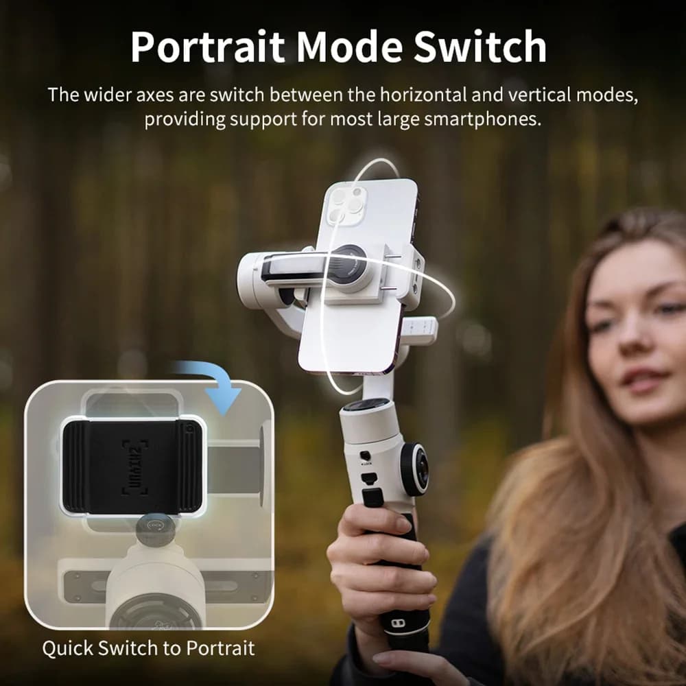NEW Zhiyun Smooth 5s 3 axis portable cardanic stabilizer for iPhone 11 12 13 14 Pro Max Smartphone OnePlus