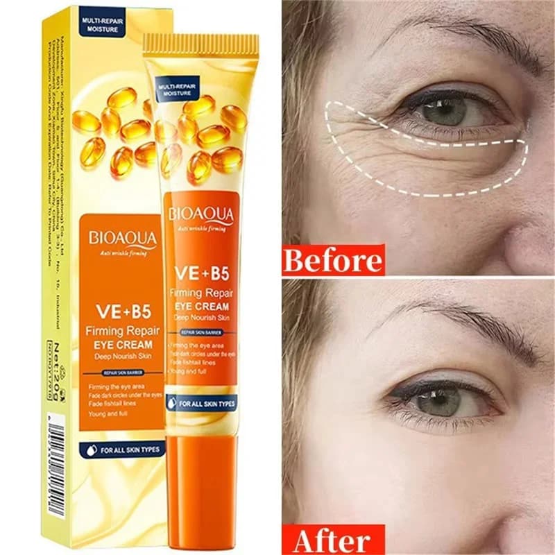 Instant Wrinkle Remove Eye Cream Collagen Remove Fine Lines Eye Bags Anti Dark Circle Puffiness Moisturizing Firming Eye Care