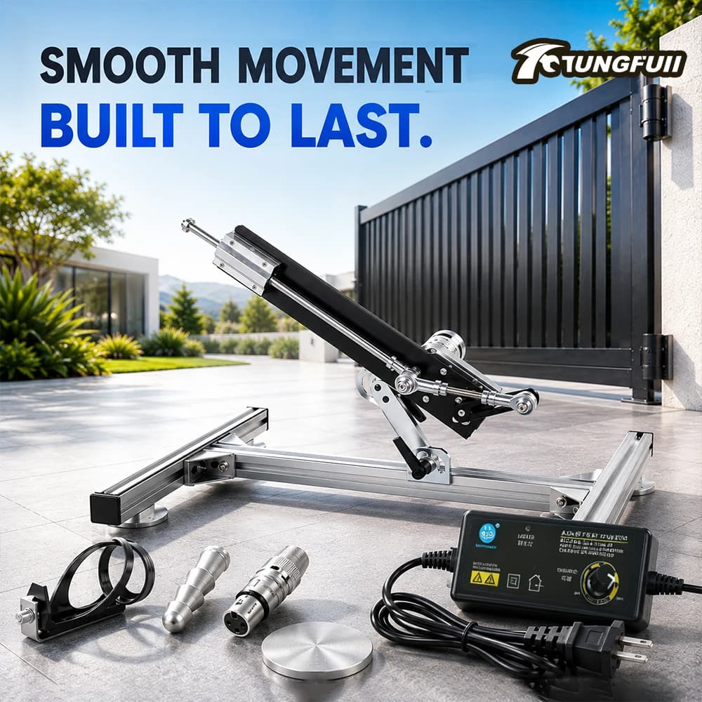 Adjustable Reciprocating Linear Actuator Kit Aluminum Stand DC Telescopic Motor Auto Back Forth Motion For DIY Automation Device