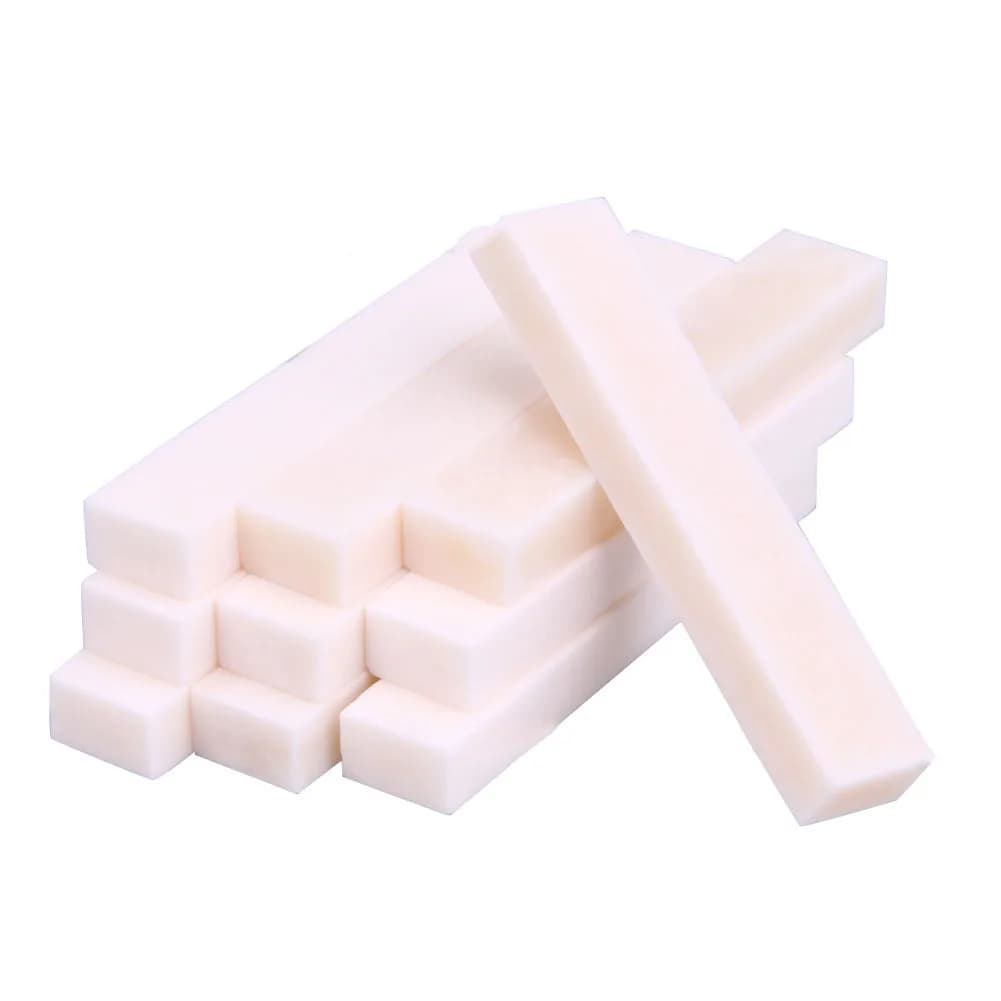 High Quality Guitar Nut Blank Bone Nut Buffalo Bone Kit Stringed Instrument Ukulele 10pcs 2.04*0.37*0.23inch High