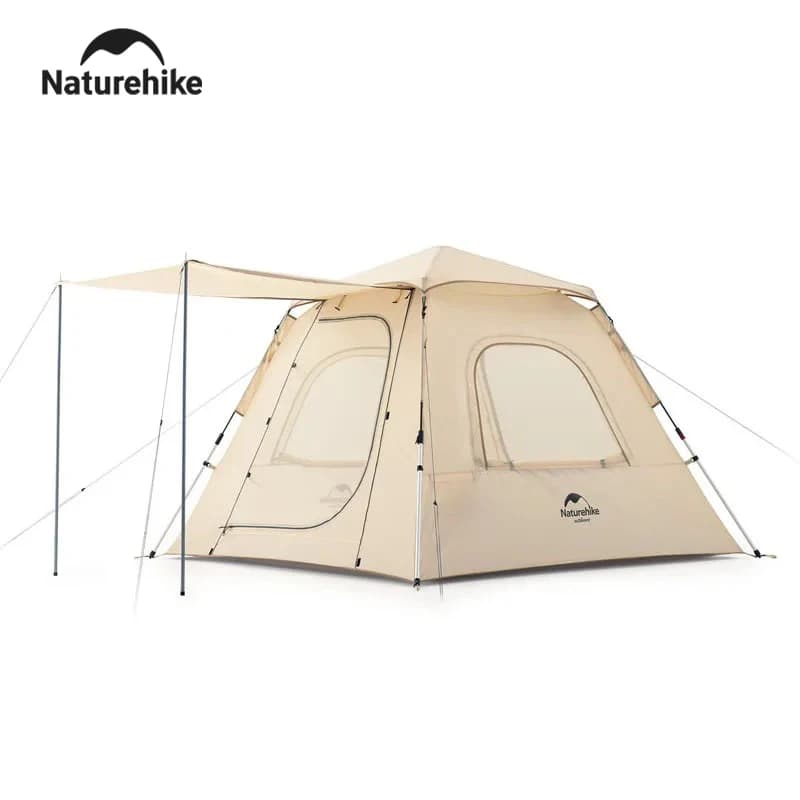 Naturehike 2026 New Automatic Ango Tent, Quick Opening Portable, Picnic and Solar Protection Rear, Camping Tent for 3-4 People