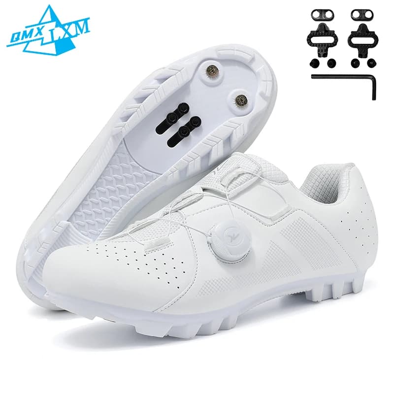 2026 Mountain Bicycle Shoes Men Women White A1 Big Size To 48# Cycling Shoes Road Bike Racing SPD Cleat Self-Locking Sneakers