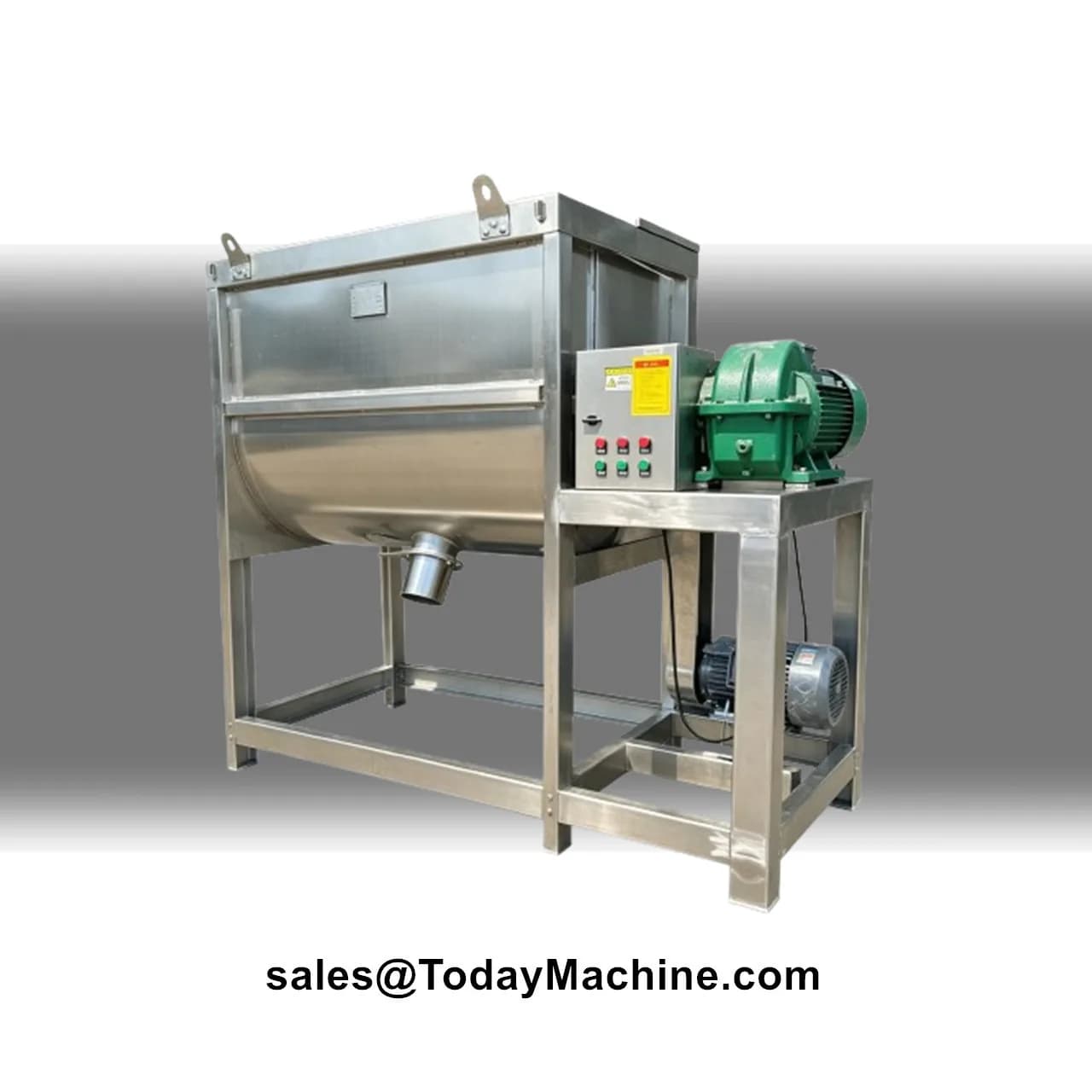 Stainless Steel Flour Dough Mixing Wet Dry Powder Ribbon Blender Mixer