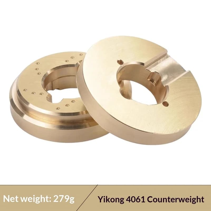Brass Counterweight Block For YK4061 1/6 RC Crawler Car Upgrade Parts 558g Weight Replacement Accessories