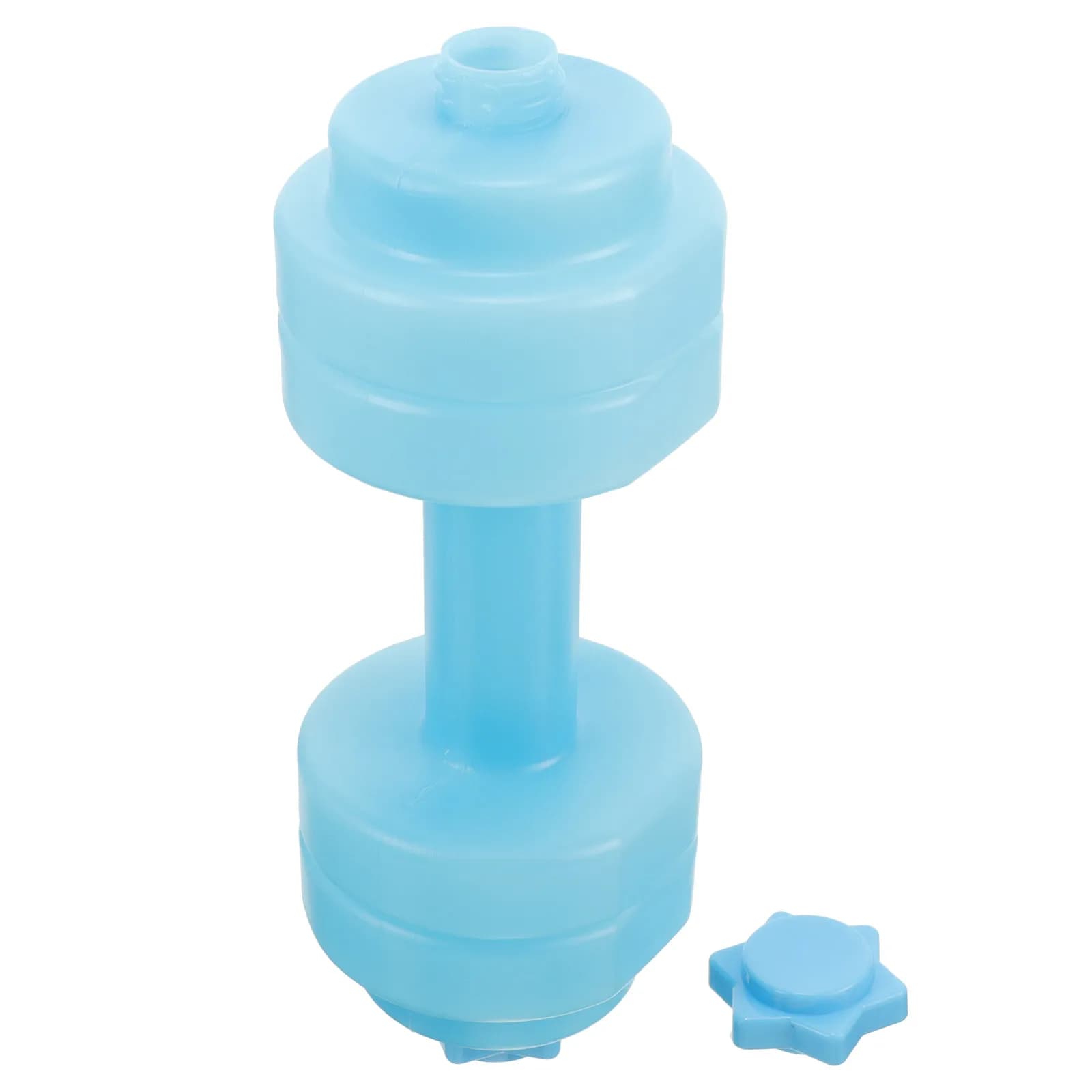 Large Capacity Creative Dumbbell Water Bottle Reusable Pet Fitness Sports Bottle Outdoor Gym Workout Drinking Kettle