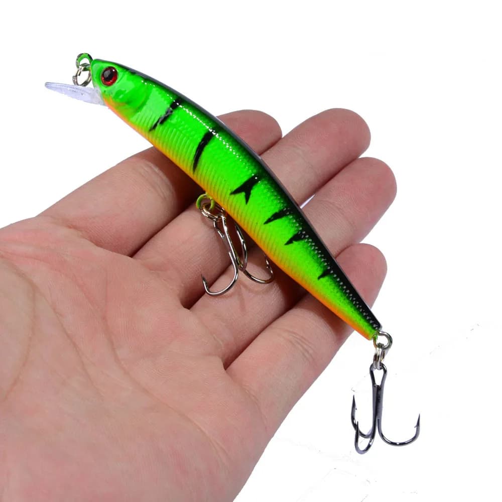 1 pcs japanese fishfish fishing bait95mm hard floating 7g artificial bait wobbler crankbait carp fish perch fishing equipment