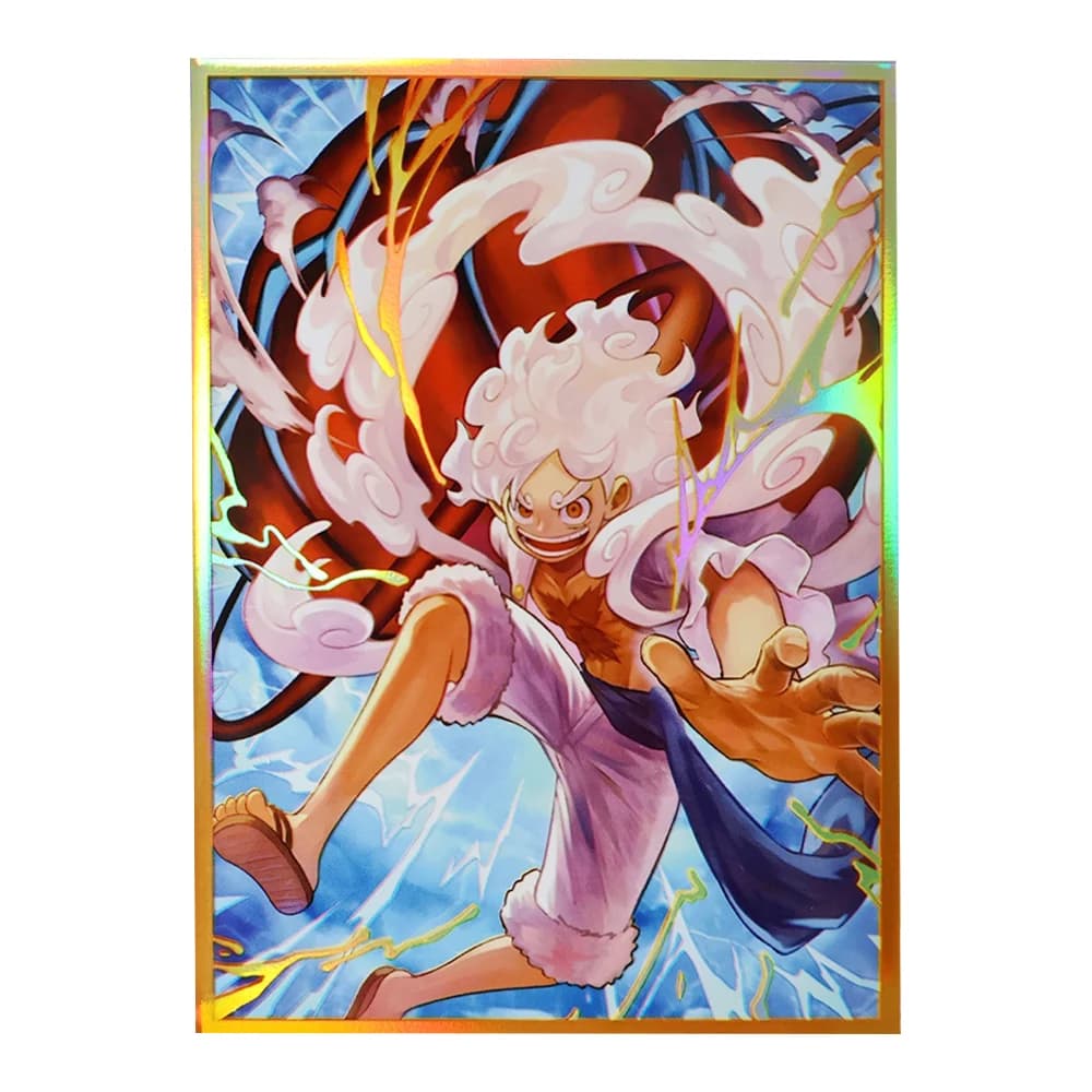 67x92mm Arte olografica Anime Buste per carte Gioco da tavolo Protezione per carte collezionabili per carte da gioco PTCG/MTG/PKM 60 pezzi