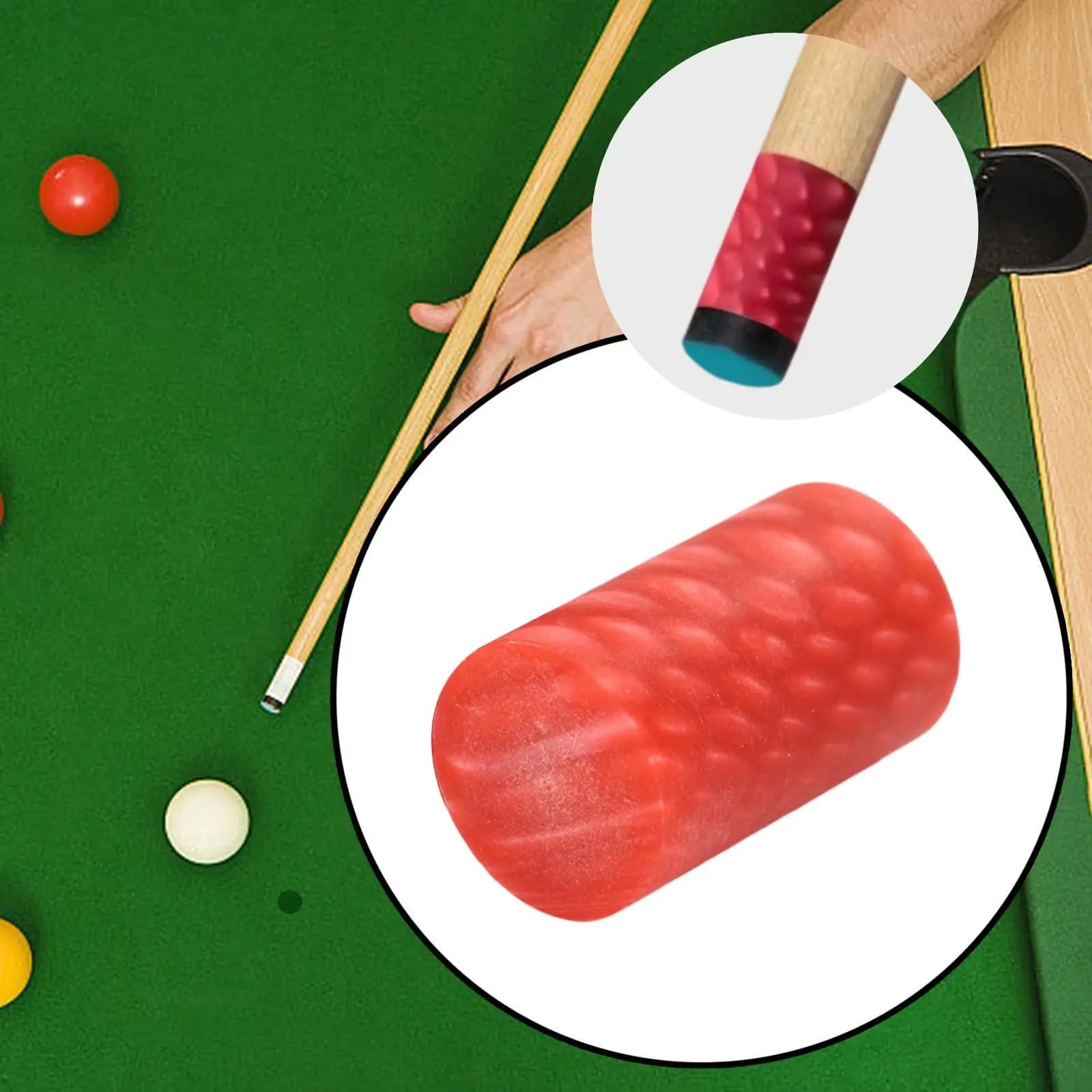 Ferrule in Resina Professionale per Stecche da Biliardo, Ricambio per Manutenzione e Aggiornamento, Accessori per Snooker e Biliardo
