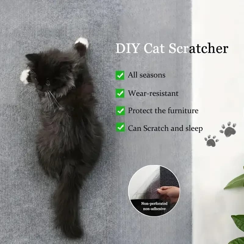 Pat autoadesivo per animali domestici di nuovo design adatto per pareti di divani per alberi per gatti che coprono tappetino antigraffio per gatti pieghevole scalabile